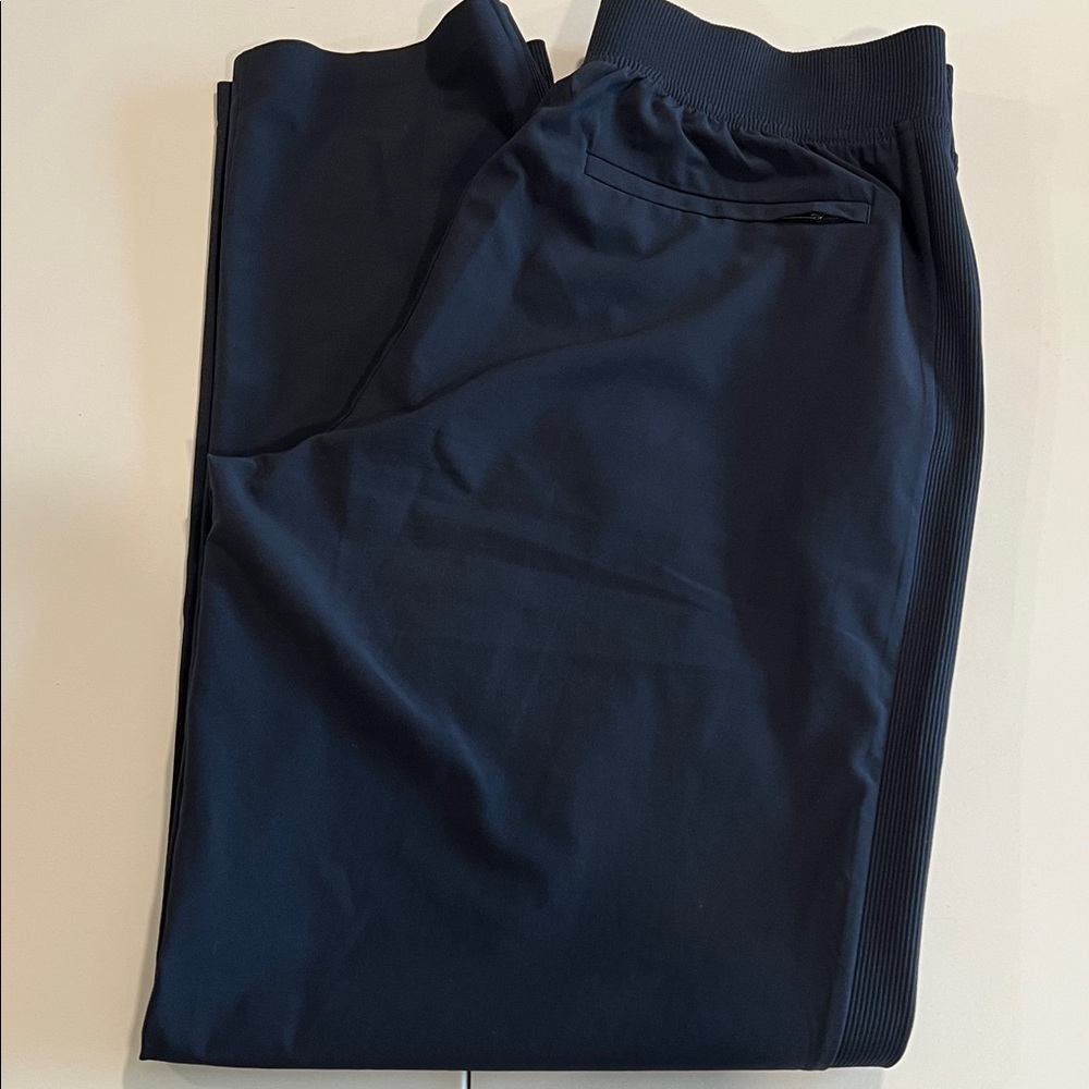 Athleta - 6, Navy Joggers,‎ dressed up lounge pants